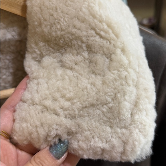 Wool leather brand new brown jacket - Picture 3 of 9